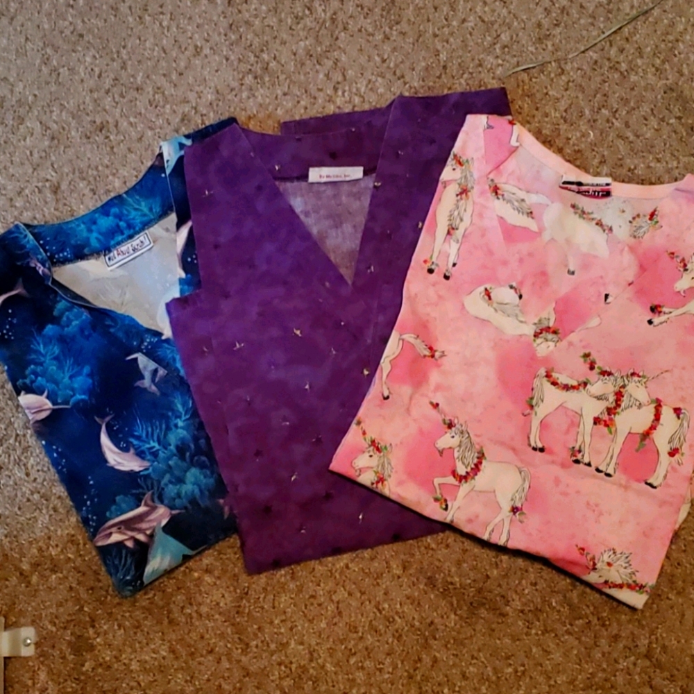 Scrub tops